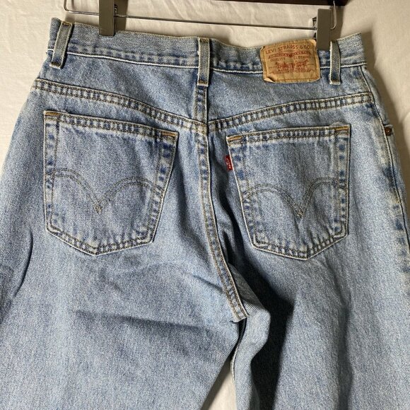 Vintage Levis 560 Jeans Size 10 L Relaxed Tapered Cotton Denim Mom Jeans - Picture 7 of 13